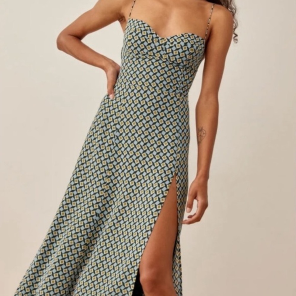 New Reformation Juliette Dress Mosaic